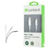 LAMTECH MICRO USB HIGH QUALITY UNBREAKABLE CABLE SILVER 2M