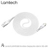 LAMTECH LIGHTNING TO USB HIGH QUALITY UNBREAKABLE CABLE SILVER 2M