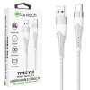 LAMTECH TYPE-C V2,0 HIGH QUALITY UNBREAKABLE CABLE SILVER 2M