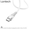 LAMTECH TYPE-C V2,0 HIGH QUALITY UNBREAKABLE CABLE SILVER 2M