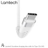 LAMTECH TYPE-C V2,0 HIGH QUALITY UNBREAKABLE CABLE SILVER 2M