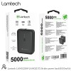 LAMTECH POWERBANK 5000MAH BLACK