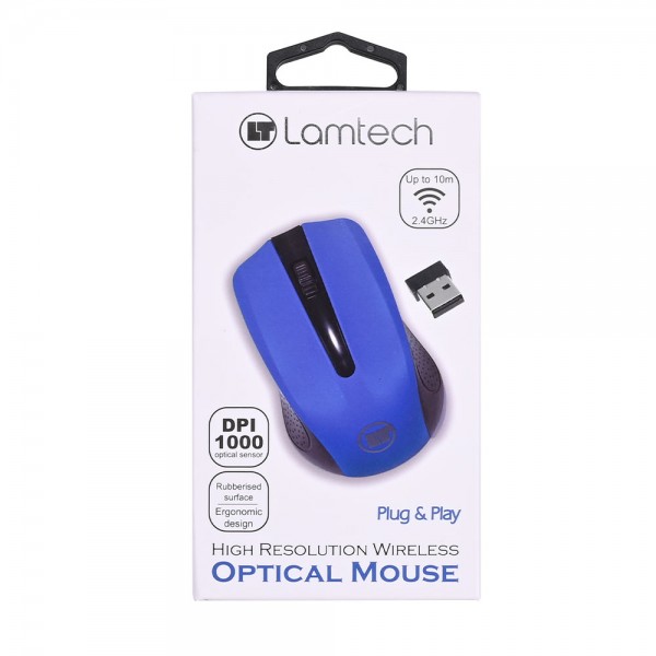 LAMTECH 2,4G WIRELESS MOUSE BLUE