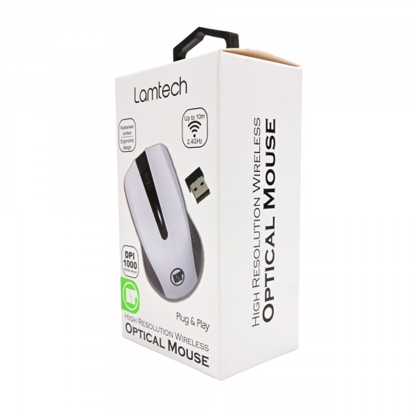 LAMTECH 2,4G WIRELESS MOUSE WHITE