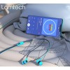 LAMTECH HANDSFREE WITH MIC 3,5MM JACK BLUE