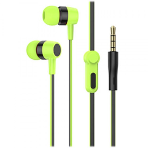 LAMTECH HANDSFREE WITH MIC 3,5MM JACK GREEN