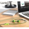 LAMTECH HANDSFREE WITH MIC 3,5MM JACK GREEN