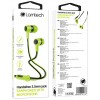 LAMTECH HANDSFREE WITH MIC 3,5MM JACK GREEN