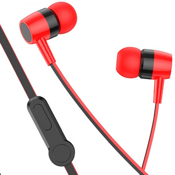 LAMTECH HANDSFREE WITH MIC 3,5MM JACK RED