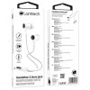 LAMTECH HANDSFREE WITH MIC 3,5MM JACK WHITE