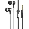 LAMTECH HANDSFREE WITH MIC 3,5MM JACK BLACK