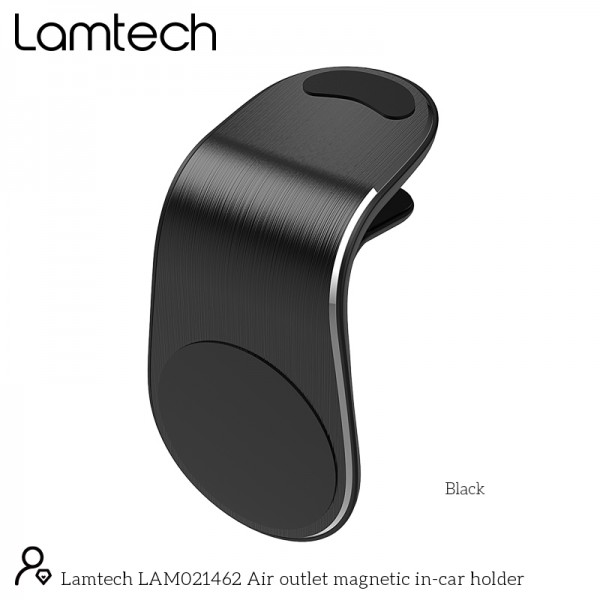 LAMTECH MAGNETIC CAR AIR VENT SMARTPHONE HOLDER WITH CLIP