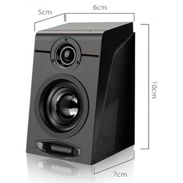 LAMTECH USB DESKTOP SPEAKERS 2.0 BLACK