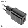 LAMTECH QUICK CHARGER USB3.0 18W BLACK