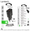 LAMTECH QUICK CHARGER USB3.0 18W BLACK