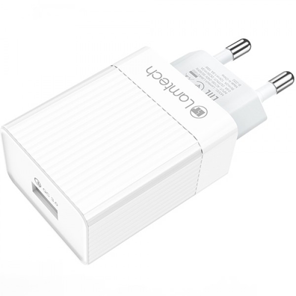 LAMTECH QUICK CHARGER USB3.0 18W WHITE