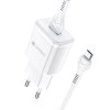 LAMTECH QUICK CHARGER USB3.0 18W WITH MICRO USB CABLE 1M WHITE