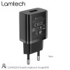 LAMTECH USB TRAVEL CHARGER 2,1A BLACK