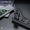 LAMTECH USB TRAVEL CHARGER 2,1A BLACK