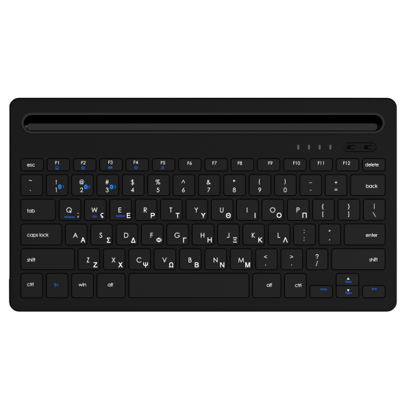 LAMTECH BT 5.0 KEYBOARD WITH IPAD AND MOBILE STAND BLACK