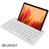 LAMTECH BT 5.0 KEYBOARD WITH IPAD AND MOBILE STAND WHITE