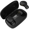 LAMTECH TWS EARBUDS V5.0 WITH LED SCREEN BLACK