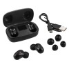 LAMTECH TWS EARBUDS V5.0 WITH LED SCREEN BLACK