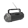 LAMTECH PORTABLE FM RADIO SPEAKER WITH FLASHLIGHT & MOBILE PHONE HOLDER