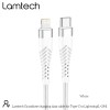 LAMTECH HQ UNBREAKABLE CABLE TYPE-C TO LIGHTNING WHITE 2M