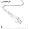 LAMTECH HQ UNBREAKABLE CABLE TYPE-C TO LIGHTNING WHITE 2M