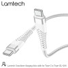 LAMTECH HQ UNBREAKABLE CABLE TYPE-C TO TYPE-C WHITE 2M