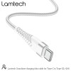 LAMTECH HQ UNBREAKABLE CABLE TYPE-C TO TYPE-C WHITE 2M