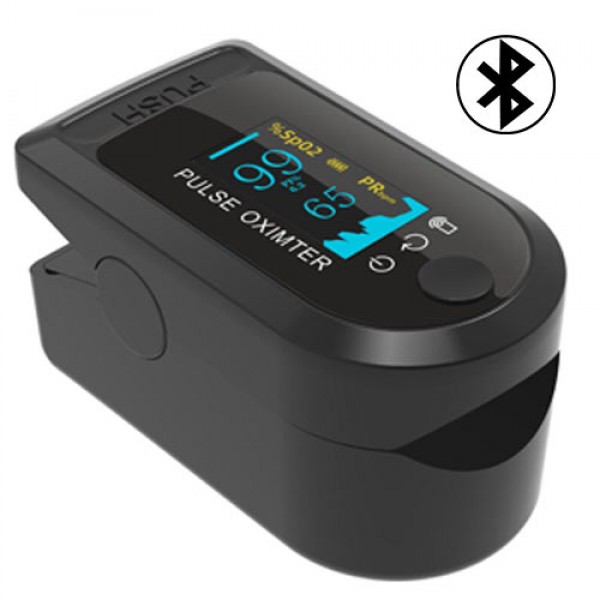 LAMTECH BLUETOOTH PULSE OXIMETER BLACK