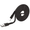 LAMTECH TYPE-C 3.0A FLAT CHARGING CABLE 1M BLACK