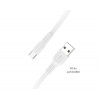 LAMTECH TYPE-C 3.0A FLAT CHARGING CABLE 1M WHITE