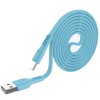 LAMTECH TYPE-C 3.0A FLAT CHARGING CABLE 1M BLUE