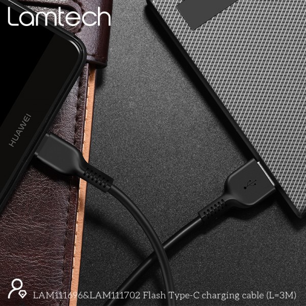 LAMTECH DATACABLE TYPE C 3M BLACK