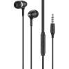 LAMTECH FASHIONABLE 3,5MM EARPHONES WITH MIC BLACK