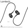 LAMTECH FASHIONABLE 3,5MM EARPHONES WITH MIC BLACK