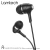 LAMTECH FASHIONABLE 3,5MM EARPHONES WITH MIC BLACK