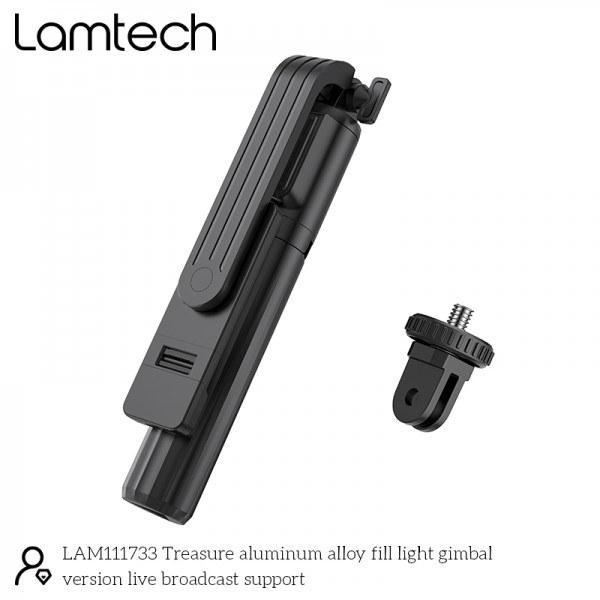 LAMTECH 2IN1 BLUETOOTH GIMBAL FOR ACTION CAMS AND SMARTPHONES