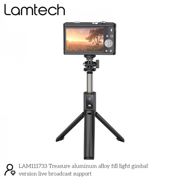 LAMTECH 2IN1 BLUETOOTH GIMBAL FOR ACTION CAMS AND SMARTPHONES