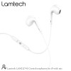 LAMTECH LIGHTNING WIRED EARPHONES WITH MICROPHONE WHITE