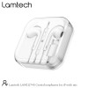 LAMTECH LIGHTNING WIRED EARPHONES WITH MICROPHONE WHITE