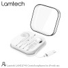 LAMTECH LIGHTNING WIRED EARPHONES WITH MICROPHONE WHITE