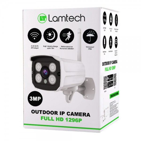 LAMTECH OUTDOOR FULL HD 3MP IP CAMERA