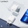 LAMTECH FAST CHARGER TYPE-C PD20W WHITE