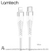 LAMTECH HQ UNBREAKABLE CABLE TYPE-C TO LIGHTNING WHITE 1M