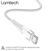 LAMTECH HQ UNBREAKABLE CABLE TYPE-C TO TYPE-C WHITE 1M