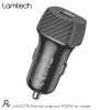 LAMTECH PREMIUM FAST IN-CAR CHARGER TYPE-C PD20W BLACK